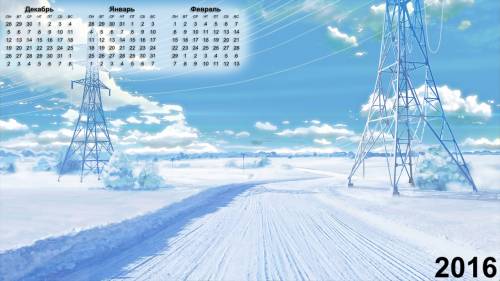 Календарь аниме зима 2016
